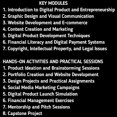 Digital Product Creation and Apprenticeship Course Outline